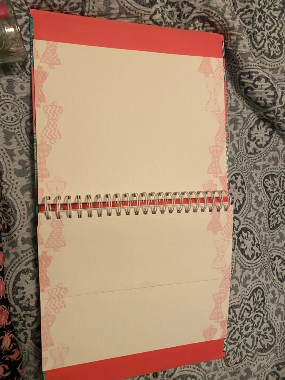 Simply Southern Notebook Journal Spiral Planner Pink Bowties Writing Gift